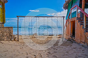 Swings on the Beach of Cozumel