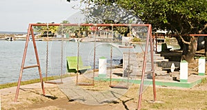 Swings children's park Brig Bay Corn Island