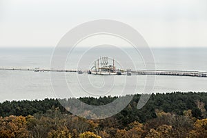 The Swinoujscie gas terminal,