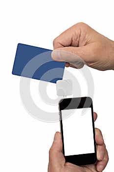 Swiping Credit Card Through Mobile Card Reader