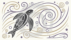 Swirl abstract pattern design. Dynamic motion and decorative art element. vector design Generative AI