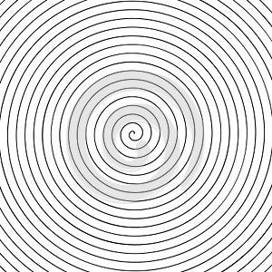 Swirl as background or icon or logo in black and white colors