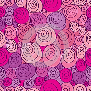 Swirl background seamless pattern