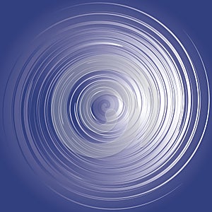 Swirl of blue energy