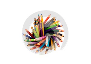 Swirl of Color Pencils