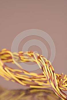 Swirl colored electrical wire cable