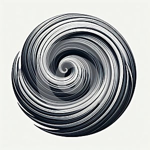 Swirl A curved shape resembling a spiral, with flowing line photo