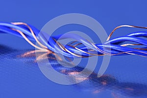 Swirl of Electrical Cable