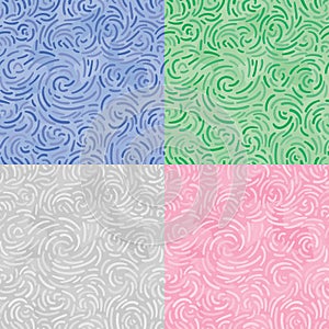 Swirl ornament (seamless vector wallaper)