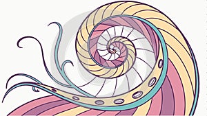 Swirl pattern abstract, dynamic design, and flowing texture, abstract background vector design Generative AI