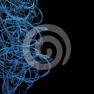 Swirl spline line abstract background. desktop wallpaper