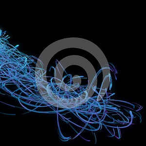 Swirl spline line abstract background. desktop wallpaper