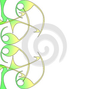 Swirl swish illustration
