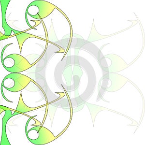 Swirl swish illustration