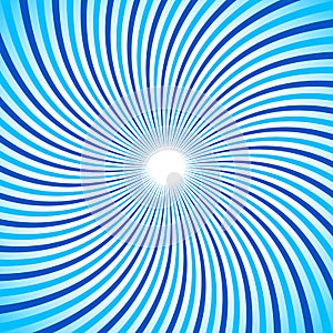 Swirl, twirl, spiral sunburst background. Monochrome pattern.