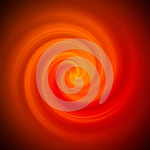 A swirling abstract pattern composed of gradients of red, orange, and yellow. The