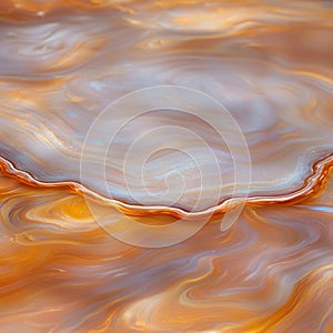 Swirling abstract pattern in warm tones