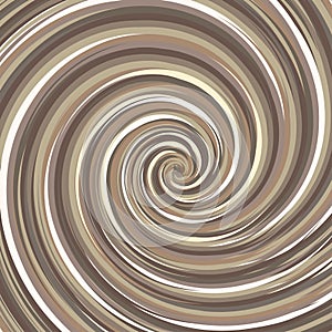 Swirling backdrop. Spiral surface nut color