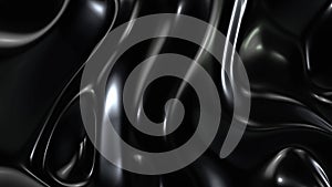 Swirling black glossy texture