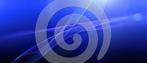 Swirling Blue Abstract Background With Subtle Lines and Curves photo