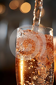 Swirling carbonation creates a mesmerizing pattern, inviting you to indulge in effervescent delight