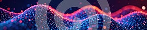 Swirling dotted wave, rhythmic point oscillation, subtle, pattern photo