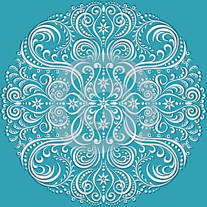 Swirling floral pattern, ornament