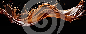 Swirling Liquid Chocolate Captured In Highspeed Photography, Authenticity