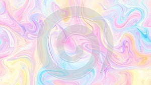 Swirling Marble Pattern in Vibrant Pastel Colors
