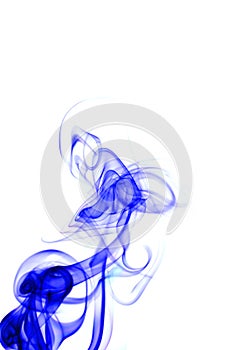 swirling movement of blue smoke group