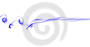 Swirling movement of the blue smoke group