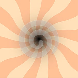 Swirling pattern beige background. Converging psychadelic scalable stripes. photo