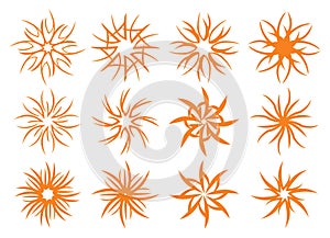 Swirling Pattern Vector Design