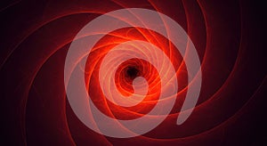 Fiery Spiral Vortex