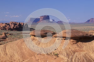 Swirling Sandstone Rock Formations,