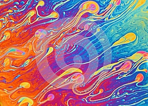 Swirling Soap Film background