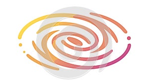 Swirling Spiral Pattern Vector - Dynamic Abstract Design, vector design Generative AI