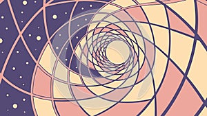 Swirling vortex with abstract colors, mesmerizing illusion, vector design Generative AI