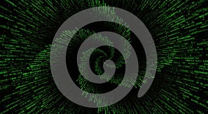 Digital Code Spiral Vortex
