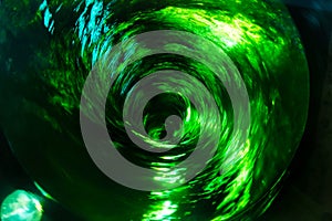 Swirling water abstract movement