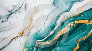 Swirling White Veins and Subtle Gold Accents Define This Exquisite Surface photo