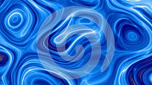 Swirly doodle background in blue and widescreen