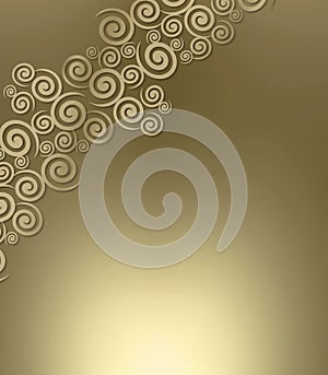 Swirly metallic background