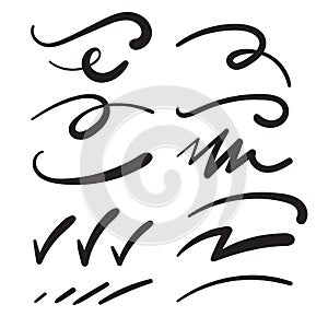 Swishes Swashes Swoops Swooshes Scribbles, and Squiggles for Typography Emphasis