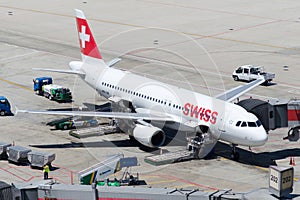 Swiss air parking