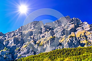 Swiss Alp mountains, Leukerbad, Leuk, Visp, Wallis, Valais, Swit