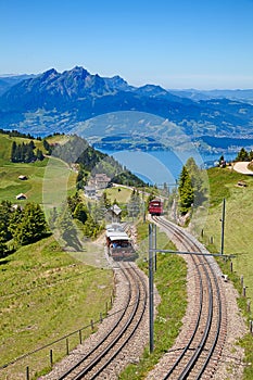Swiss alpine railway