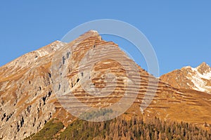 Swiss Alps: Avalanche-protection on Parsenn/Weissfluhjoch photo