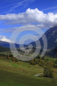 Swiss Alps landscape