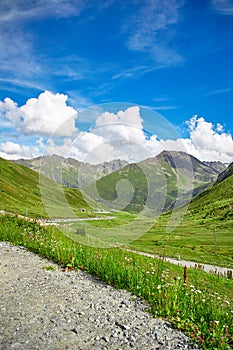 Swiss Alps landscape